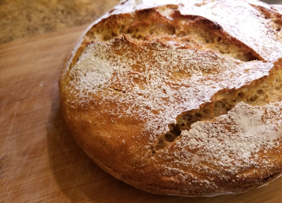 Pain sans pétrissage